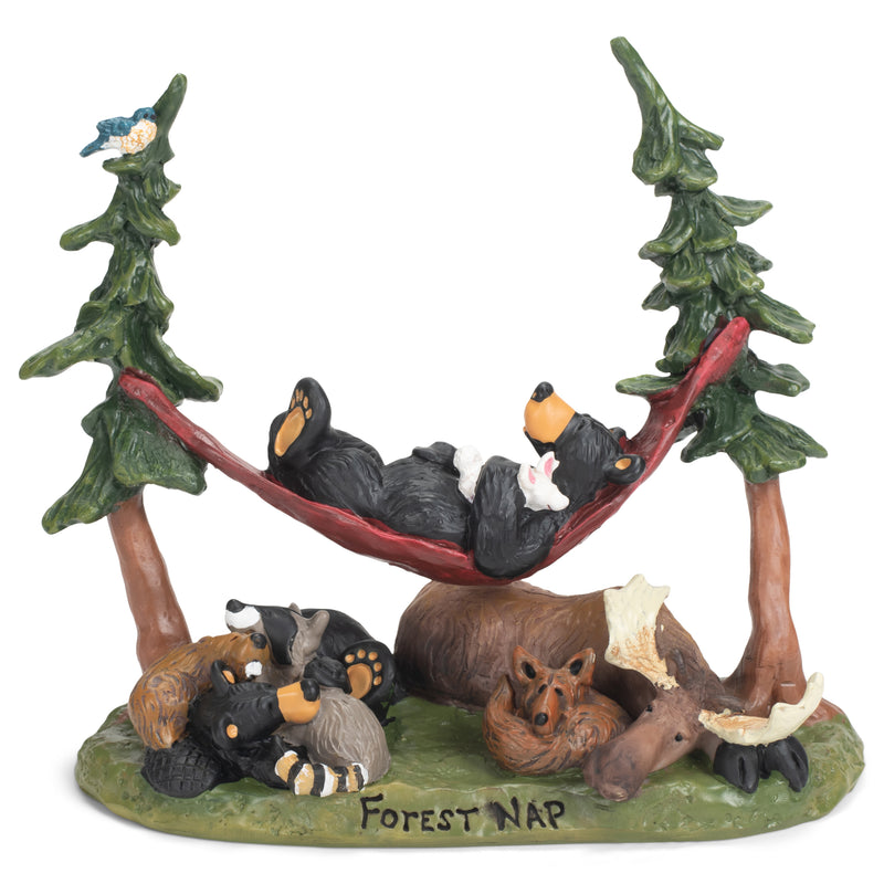 DEMDACO Big Sky Bearfoots Bears Forest Nap Figurine