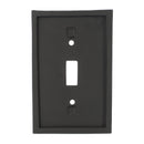 Demdaco Bear and Tracks Rustic Hand-Cast Single Switch Plate Cover