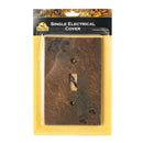 Demdaco Bear and Tracks Rustic Hand-Cast Single Switch Plate Cover