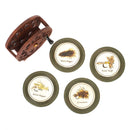 DEMDACO Carvers Fly Reel Coaster Set