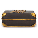 Real Gold Frankincense & Myrrh Regal Christmas Music Box - Plays Joy to the World and We Three Kings