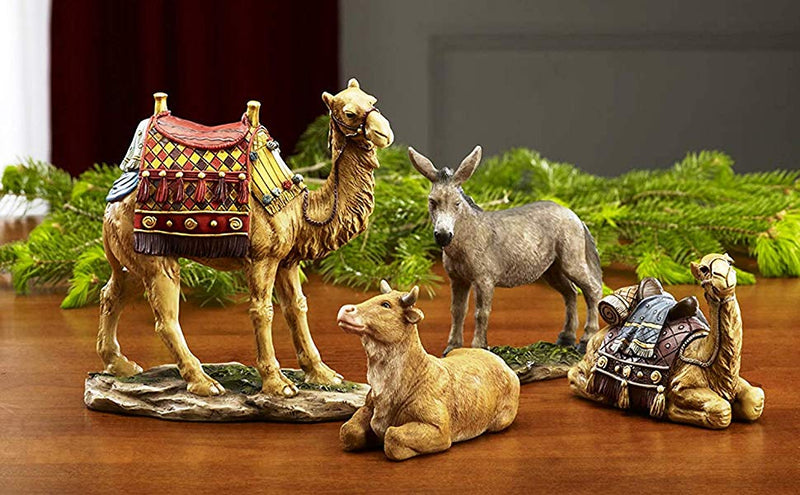 Set of 4 Christmas Nativity Animals Set - 14 inch Scale