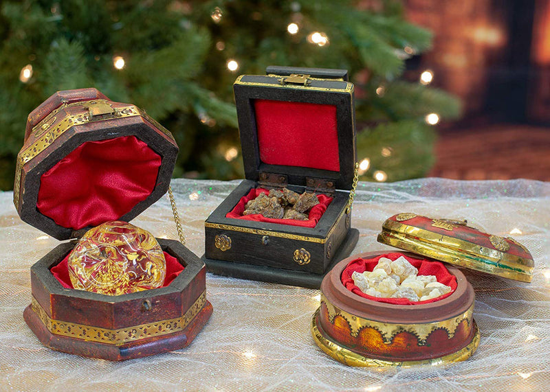 Gold, Frankincense and Myrrh Music Box