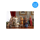 Set of 14 Christmas 14 Inch Real Life Nativity Set Includes People and Animals