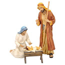 16 Piece Deluxe Edition Christmas Nativity Set with Real Frankincense Gold and Myrrh - 14 inch Scale