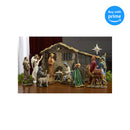 16 Piece Deluxe Edition Christmas Nativity Set with Real Frankincense Gold and Myrrh - 14 inch Scale