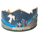 Panorama Nativity Figurine Statue with Real Gold, Frankincense and Myrrh