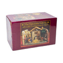 Panorama Nativity Figurine Statue with Real Gold, Frankincense and Myrrh