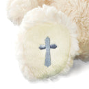 Nat and Jules The Lords Prayer Bear With Ribbon, Cross Childrens Plush Stuffed Animal