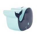 DEMDACO Smiling Whale Navy Blue Earthenware Childrens Coin Money Bank