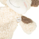 Moozer Cow Brown Spotted Childrens Plush Rattle Blankie