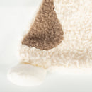 Moozer Cow Brown Spotted Childrens Plush Rattle Blankie
