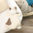 Moozer Cow Brown Spotted Childrens Plush Rattle Blankie