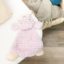 Harlow Hippo Lavender Childrens Plush Rattle Blankie