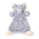 Ellery Elephant Grey Childrens Plush Rattle Blankie