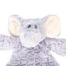 Ellery Elephant Grey Childrens Plush Rattle Blankie