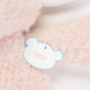 Belina Bunny Pale Pink Childrens Plush Rattle Blankie