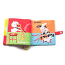 DEMDACO Playing Animal Friends Music Note Primary Hues Childrens Musical Soft Book Toy