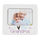 DEMDACO I "Heart" My Grandma 8 x 7 Ceramic with Metal Accents Picture Frame