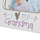 DEMDACO I "Heart" My Grandma 8 x 7 Ceramic with Metal Accents Picture Frame