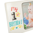 My 1st Birthday 8 x 7 Ceramic with metal accents Picture Frame