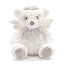 DEMDACO Angel Bear With Silver Crown Soft White Childrens Plush Stuffed Animal