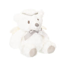 DEMDACO Angel Bear With Silver Crown Soft White Childrens Plush Stuffed Animal