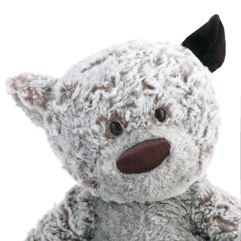 DEMDACO Giving Bear with Corduroy Ear Childrens Plush Stuffed Animal Toy