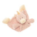 DEMDACO Wendy Unicorn Rose Pink Childrens Plush Rattle Blankie