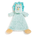 DEMDACO Darcy Dinosaur Aqua Blue Childrens Plush Rattle Blankie