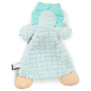 DEMDACO Darcy Dinosaur Aqua Blue Childrens Plush Rattle Blankie