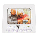 DEMDACO Grandparents 8 x 7 Ceramic with Metal Accents Picture Frame
