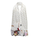 DEMDACO Baby Activity Farm Animals Adults One Size Polyester Fabric Fashion Scarf