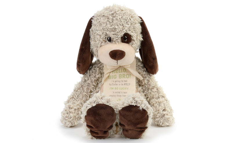 Big Brother Puppy Soft Brown 13 inch Plush Material Stuffed Animal Figure Toy