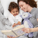 DEMDACO Growl Pal Lets Be Brave Polka Dot Purple 16 inch Plush Fabric Figure Toy