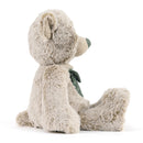 DEMDACO Pocket Prayer Teddy Bear Soft Grey 11 inch Plush Fabric Stuffed Animal Toy