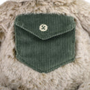 DEMDACO Pocket Prayer Teddy Bear Soft Grey 11 inch Plush Fabric Stuffed Animal Toy