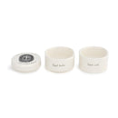 Gift from Above Medallion Tooth Curl Cream 3 x 3 Stoneware Baby Keepsake Box
