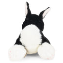 DEMDACO Dutch Bunny Large Black and White 11 Inch Plush Figure
