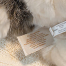 Nat and Jules Mommy Wolf and Pup Wintry Gray Childrens Plush Stuffed Animal Toy Set of 2