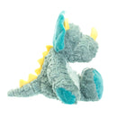 DEMDACO Drake Mellow Fellows Dinosaur Turquoise Childrens Plush Stuffed Animal Toy