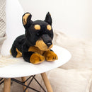 Nat and Jules Alert Large Doberman Pinscher Dog Childrens Plush Stuffed Animal Toy