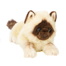 Nat and Jules Lounging Large Siamese Cat Childrens Plush Stuffed Animal Toy