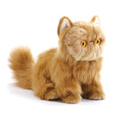Nat and Jules Small Persian Cat Friend Muted Orange Childrens Plush Stuffed Animal Toy