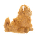 Nat and Jules Small Persian Cat Friend Muted Orange Childrens Plush Stuffed Animal Toy