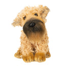 Nat and Jules Sitting Small Wheaten Terrier Dog Carmel Brown Childrens Plush Stuffed Animal Toy