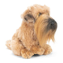 DEMDACO Wheaten Terrier Dog Light Brown Childrens Plush Beanbag Stuffed Animal Toy
