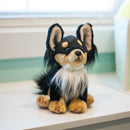 DEMDACO Long-Haired Chihuahua Childrens Plush Stuffed Animal Toy
