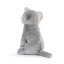 DEMDACO Pittie Mix Rescue Breed Dog Grey 10 inch Plush Fabric Stuffed Figure Toy