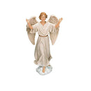 Nativity Shepherds and Angel for Three Kings Gifts 10 inch Christmas Nativity Set